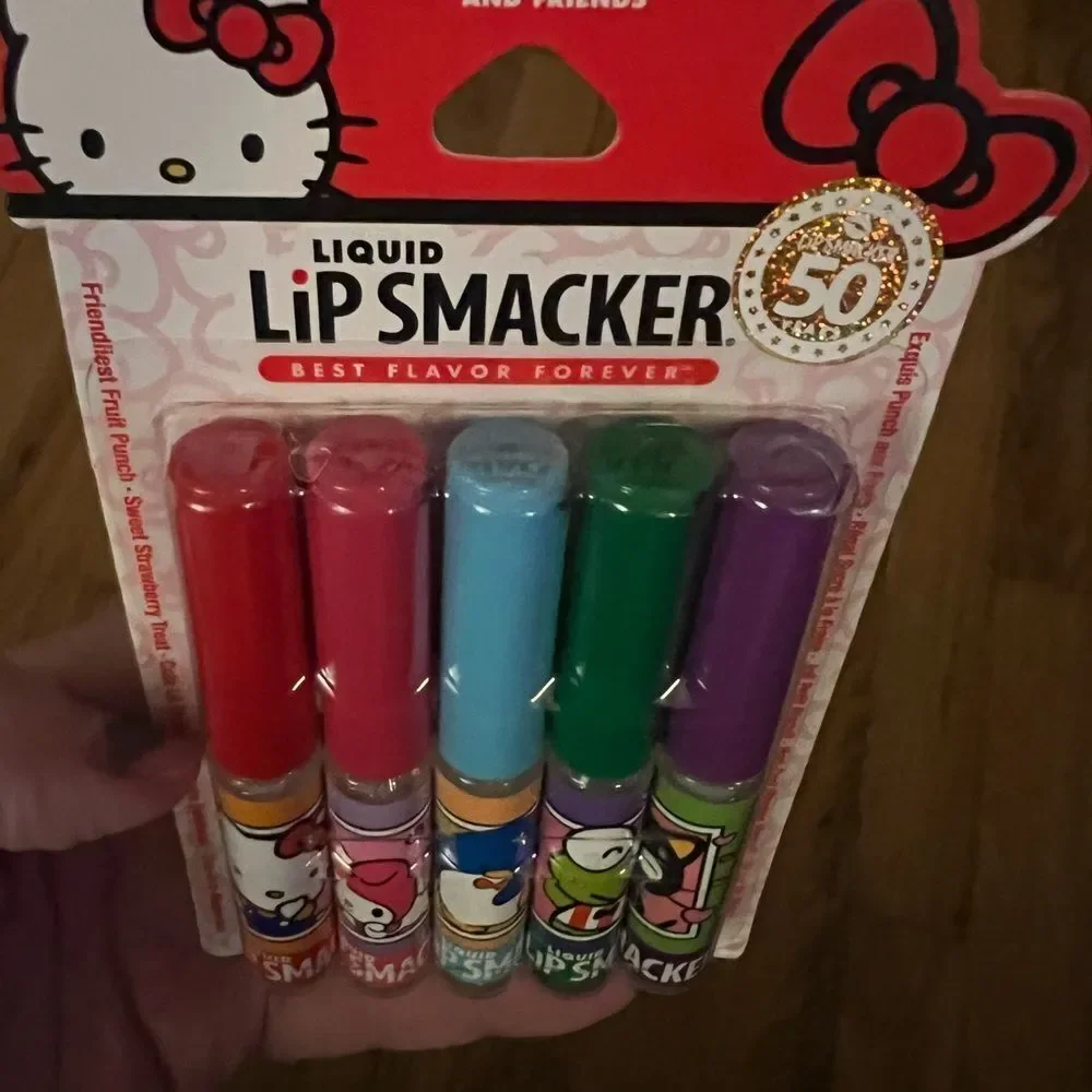 Lip Smacker Hello Kitty Liquid Lip Gloss Set - 50th Anniversary LIMITED EDITION